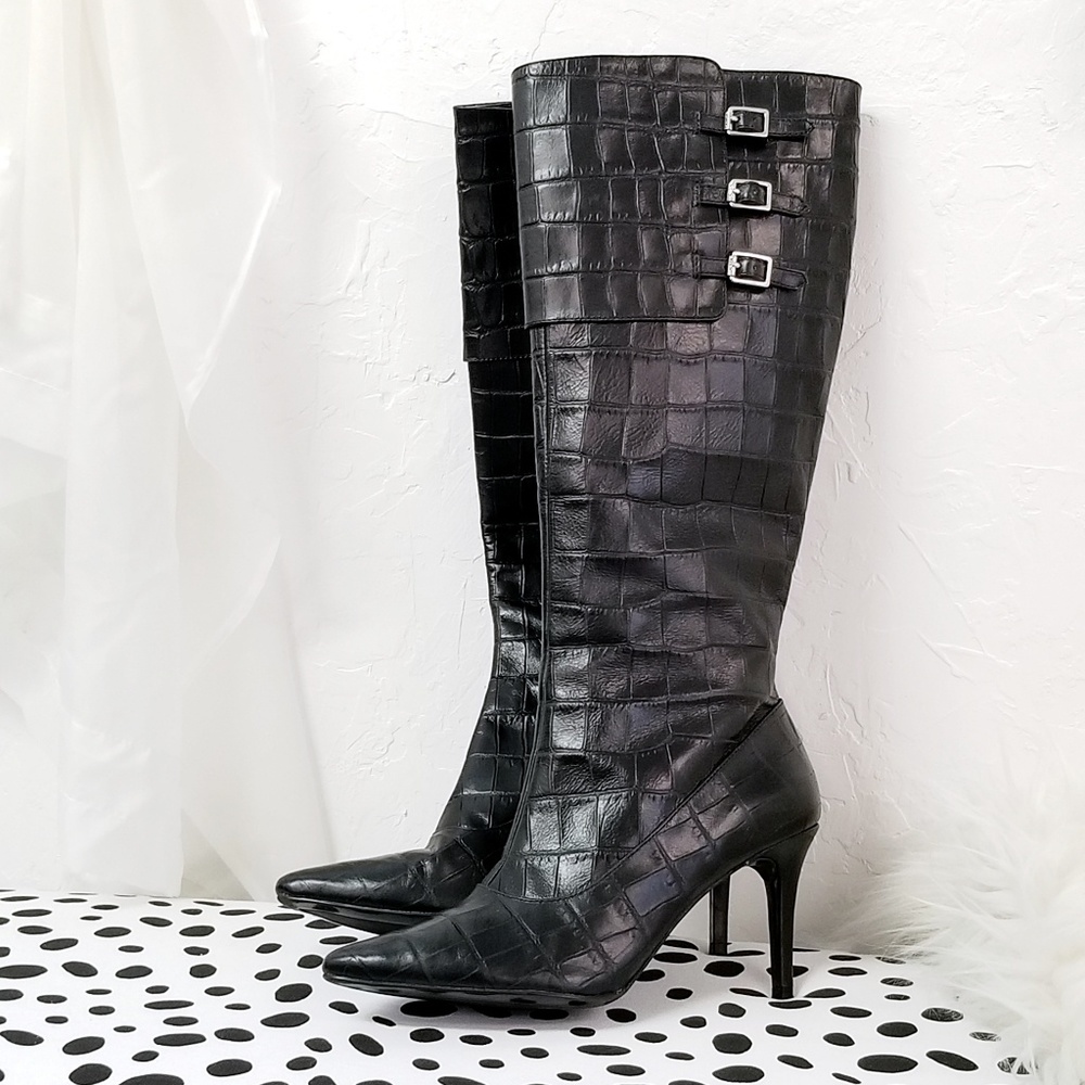 ʟʀʟ | tall black leather boots